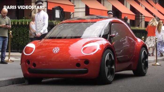 Εμφάνιση-έκπληξη για το VW Beetle Electric concept στο Παρίσι