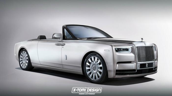 Η νέα Rolls-Royce Phantom σε κάμπριο.