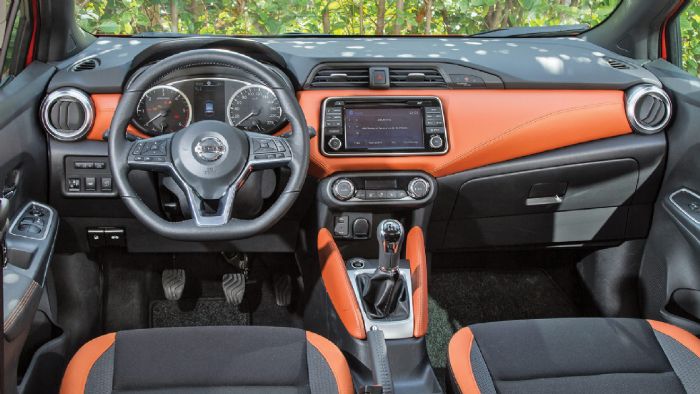 Μοντέρνο, νεανικό και άκρως ποιοτικό το εσωτερικό του νέου Nissan Micra, κερδίζει τις εντυπώσεις.