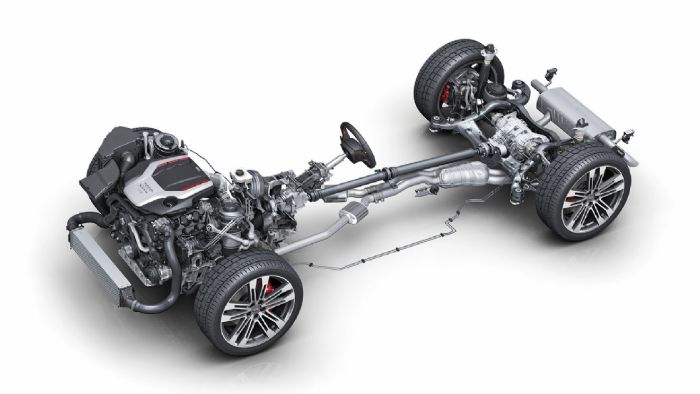 Ο νέος κινητήρας V6 των 2,9 λίτρων θα συνδυάζεται με το σύστημα μόνιμης τετρακίνησης quattro της εταιρείας. H πλατφόρμα MLB evo και οι state of the art αναρτήσεις πολλαπλών συνδέσμων υπόσχονται δυνατές συγκινήσεις από το κατά τα άλλα crossover RS Q5.