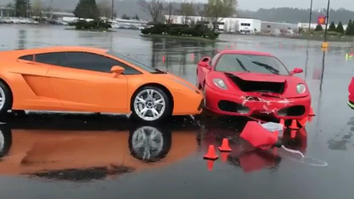 Ferrari πέφτει με τα «μούτρα» σε Lamborghini 