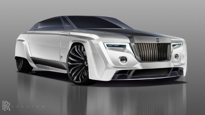 Ο Matthew Parsons κατέθεσε το όραμά του για το πώς θα μπορούσε να μοιάζει η Rolls-Royce Phantom το 2050. Ο καλλιτέχνης άντλησε έμπνευση από το περσινό Vision Next 100 Concept.