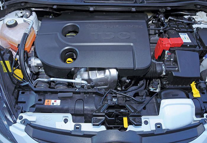 Ελαστικός, πρόθυμος και πολύ οικονομικός είναι ο 1,6 λτ. ντίζελ κινητήρας του Fiesta.