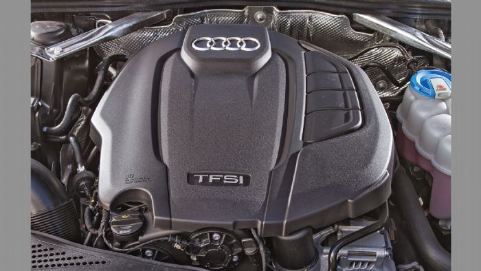 Ισχυρός αλλά πολιτισμένος είναι ο δίλιτρος TFSI κινητήρας του A5 Sportback. Οι επιδόσεις είναι πολύ καλές, παρά το σχεδόν 1,7 τόνων βάρος του αμαξώματος.
