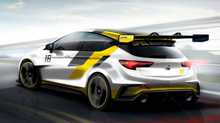 Τα επίσημα αποκαλυπτήρια του αγωνιστικού Opel Astra θα πραγματοποιηθούν στο σαλόνι της Φρανκφούρτης.
