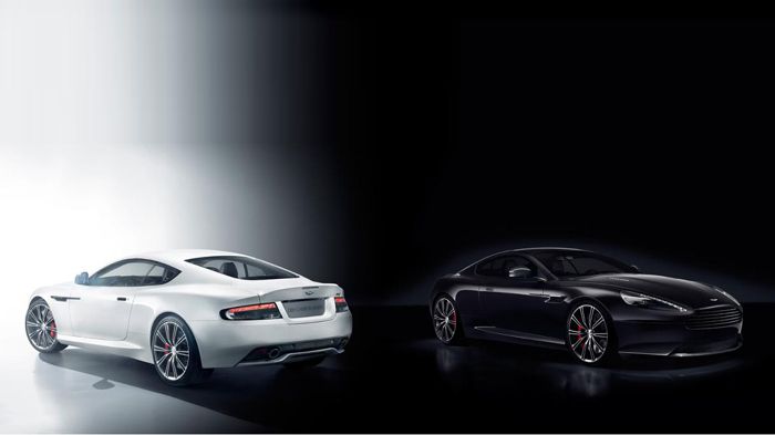 Οι Aston Martin Vantage DB9 Carbon Black και White είναι δύο εκδόσεις που –όπως μαρτυρεί και το όνομά τους- έρχονται σε μαύρη και άσπρη απόχρωση εξωτερικά.