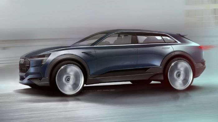 To ηλεκτρικό crossover της Audi Ε-Tron To ηλεκτρικό crossover της Audi Ε-Tron