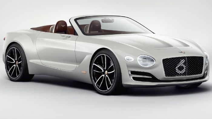 Το ηλεκτρικό μοντέλο της Bentley θα πάρει την τεχνολογία που ενσωματώνει η Porsche Mission E. Στην εικόνα βλέπουμε το πρόσφατο Bentley EXP12 Speed 6e Concept.