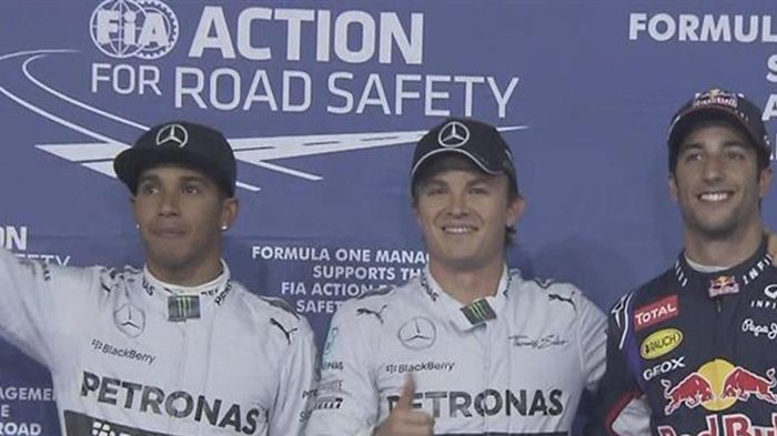 Για πρώτη φορά φετος ο Rosberg είναι ταχύτερος στις χρονομετρημένες δοκιμές.