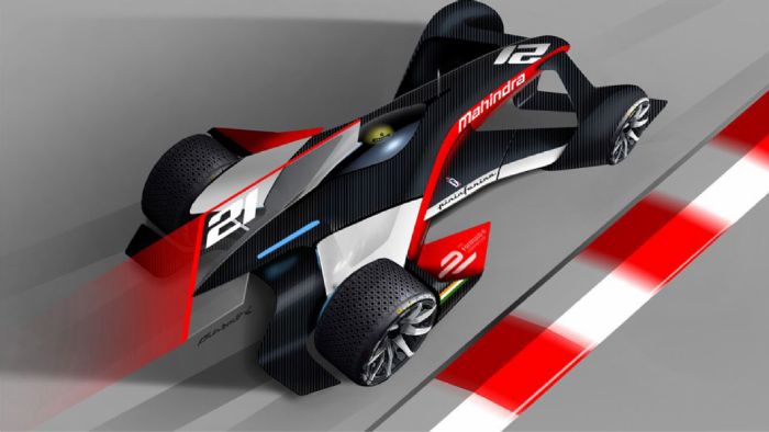 Formula E Concept A, χωρις ουρά και κλέιστό πιλοτήριο