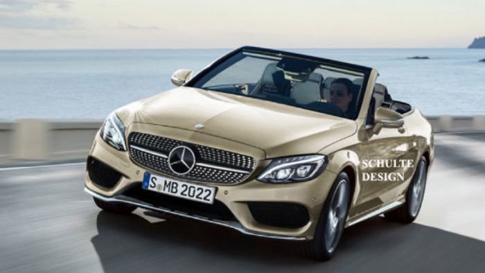 H Mercedes ετοιμάζει την κάμπριο έκδοση της μεσαίας λιμουζίνας της, για τη Φρανκφούρτη το 2015 (κατασκοπευτική εικόνα).
