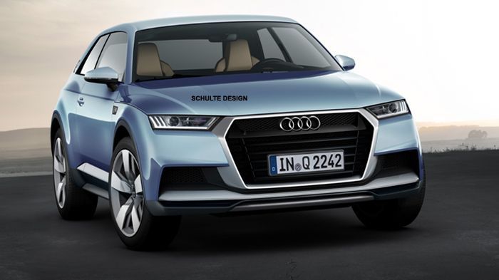 Το αστικό crossover της Audi, το Q1 (ψηφιακά επεξεργασμένη φωτό), θα κάνει ντεμπούτο το 2016 και θα στηρίζεται στο πάτωμα του VW Polo.