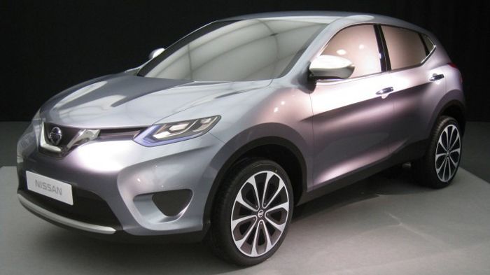 Μια νέα έκδοση -στιλ coupe- σχεδιάζει η Nissan για τη 2η γενιά του Qashqai, προκειμένου να ανταγωνιστεί το Land Rover Evoque (εικόνα σχέδια του Nissan Qashqai).
