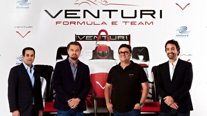 Η νέα ομάδα Venturi Team, με βασικό χορηγό τον διάσημο ηθοποιό Leonardo DiCaprio αποτελεί τη 10η ομάδα που θα συμμετέχει στους πρώτους ηλεκτροκίνητους αγώνες με Φόρμουλες.