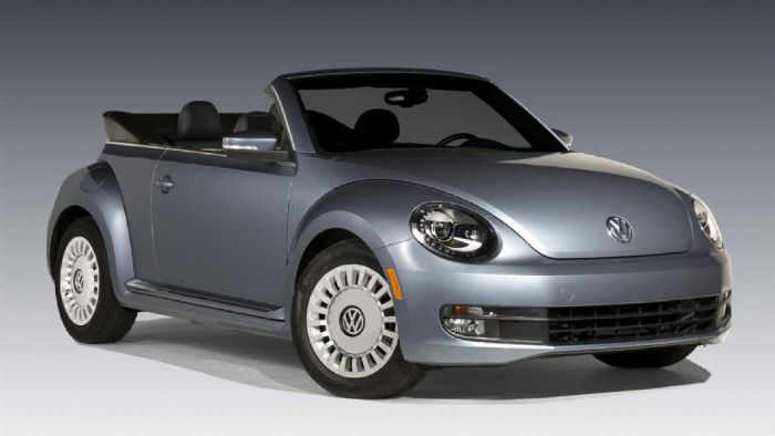 H έκδοση Denim, βασίζεται στο Beetle Cabrio με την μαλακή οροφή να είναι κατασκευασμένη από ειδικό ύφασμα που θα θυμίζει τζιν.