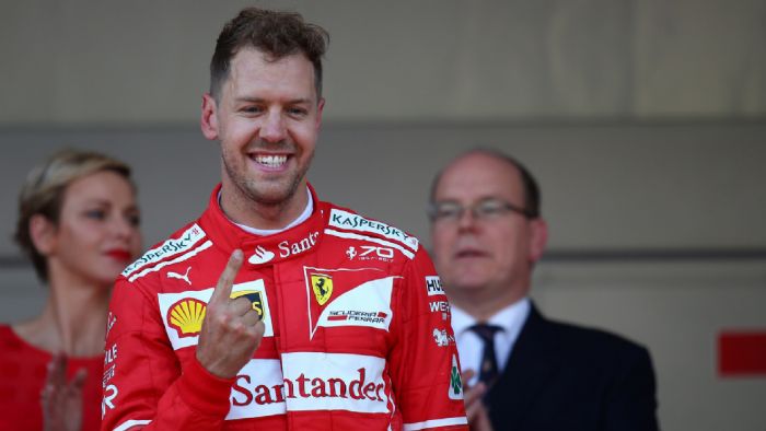 Ο Sebastian Vettel επικράτησε του team mate στη Ferrari, Kimi Raikkonen, παίρνοντας τη νίκη στο Formula 1 Grand Prix de Monaco 2017, διευρύνοντας στους 25 βαθμούς το προβάδισμά του από τον Lewis Hamilton.