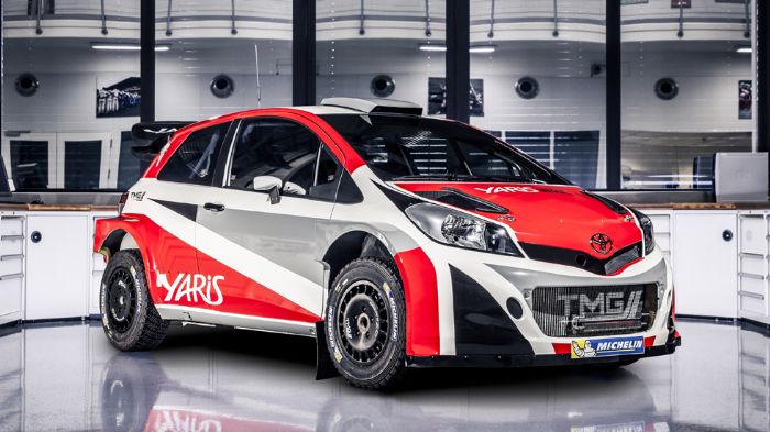 Η Toyota ανακοίνωσε επίσημα ότι θα επιστρέψει στο WRC από το 2017 με το εικονιζόμενο Yaris WRC.	
