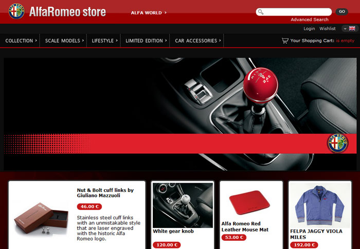 To νέο online κατάστημα της Alfa Romeo 