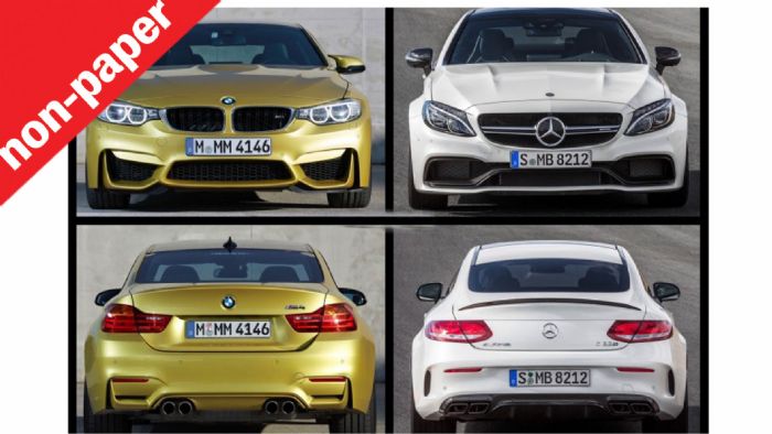 Εσείς τι προτιμάτε; BMW M4 ή Mercedes C63 AMG Coupe;