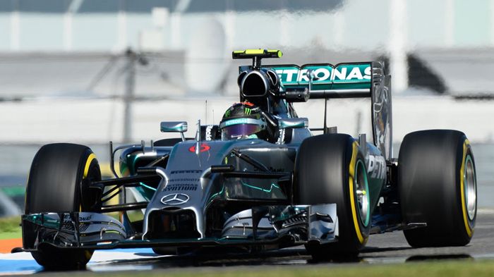 Με χρόνο 1:19.131, ο Nico Rosberg ήταν ο ταχύτερος όλων στα 1α ελεύθερα δοκιμαστικά του GP του Hockenheim. 