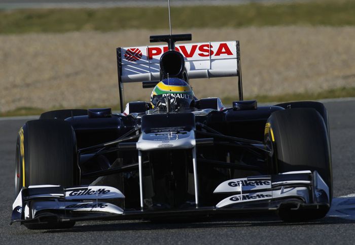 Ο Bruno Senna κατατάσσει την ομάδα του (Williams) κάπου στη μέση του grid.