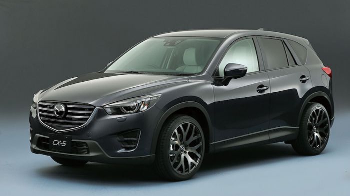 Τα Mazda6 (Atenza) και CX-5 (φωτό) θα λανσαριστούν σε μαύρο χρώμα με σκούρες γκρι «πινελιές».