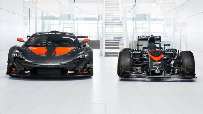 Θέλοντας να γιορτάσει το δεύτερο μισό της αγωνιστικής περιόδου για την F1, η McLaren έκανε μια φωτογράφηση με τις P1 GTR και MP4/31 στα ίδια χρώματα.