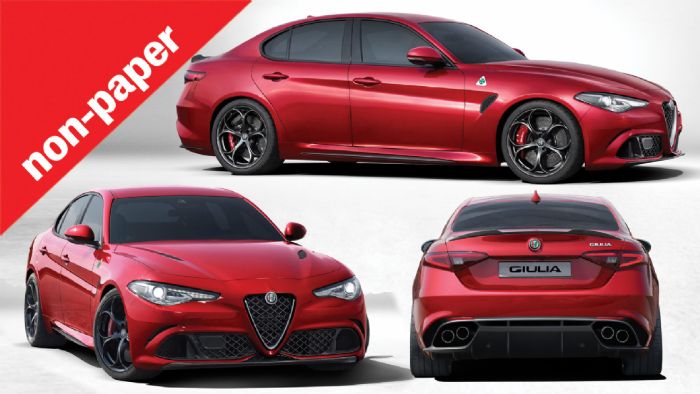 Η νέα Alfa Romeo Giulia θα έχει κινητήρες turbo από 1,75 λτ., εκτός βέβαια από την κορυφαία Giulia QV των 510 ίππων.