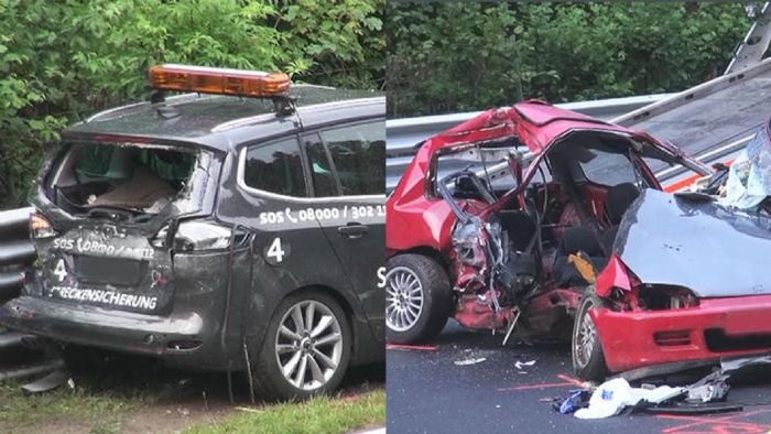Αυτά είναι τα αυτοκίνητα που ενεπλάκησαν στο τραγικό δυστύχημα στο Nurburgring.	