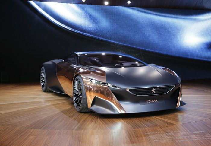 To Peugeot Onyx αποτελεί ένα από τα εντυπωσιακότερα πρωτότυπα της φετινής έκθεσης.