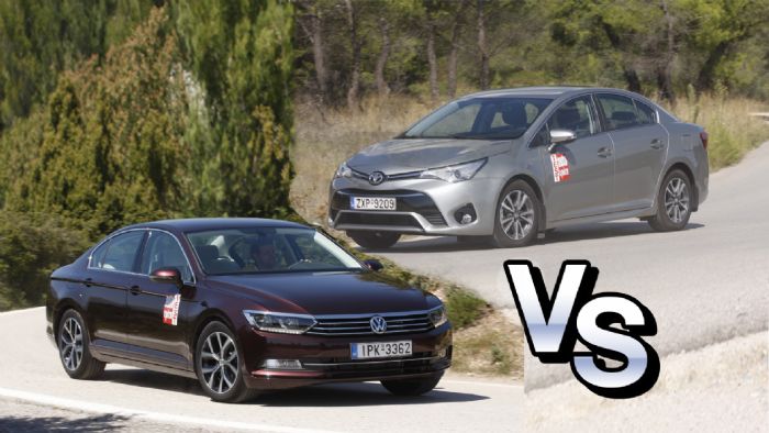 Ποιος θα κερδίσει αυτή τη μάχη; Το Toyota Avensis ή το VW Passat;