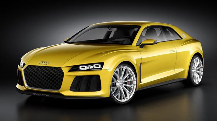 To Audi Sport Quattro Concept αποδίδει 700 ίππους και 800 Nm ροπής. To Audi Sport Quattro Concept αποδίδει 700 ίππους και 800 Nm ροπής.