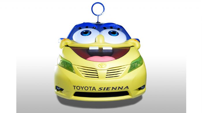 Η Toyota και η Nickelodeon ένωσαν τις δυνάμεις τους και έφτιαξαν ένα μοναδικό πρωτότυπο όχημα, το οποίο αποτελεί φόρο τιμής στον Μπομπ Σφουγγαράκη.