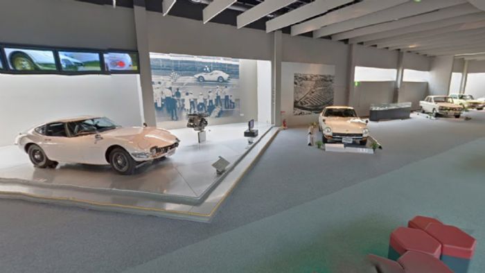 Αυτό είναι ένα μέρος από τις εγκαταστάσεις του μουσείου της Toyota στην Ιαπωνία.	