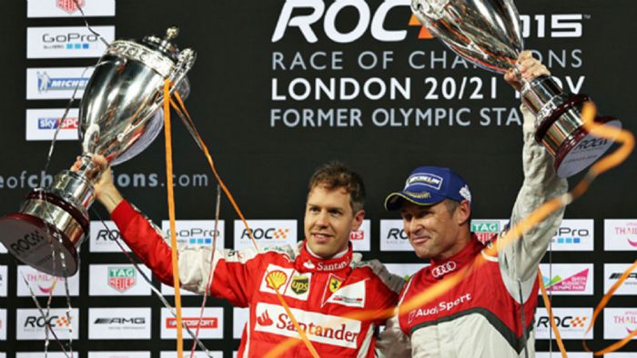 Ο Vettel επικράτησε στο Race of Champions 2015, το οποίο διεξήχθη στο Λονδίνο.