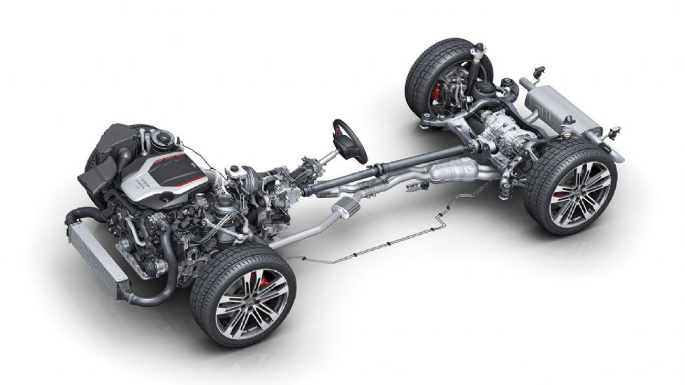 Ο νέος κινητήρας V6 των 2,9 λίτρων θα συνδυάζεται με το σύστημα μόνιμης τετρακίνησης quattro της εταιρείας. H πλατφόρμα MLB evo και οι state of the art αναρτήσεις πολλαπλών συνδέσμων υπόσχονται δυνατέ