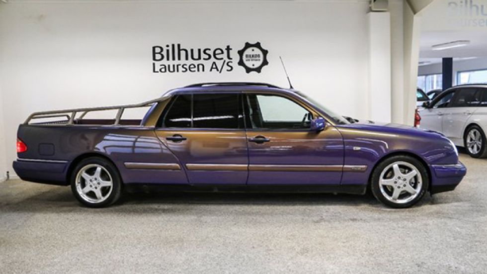 Οι Δανοί πήραν μια E280 station wagon του 1999 (γενιά W210) και την μετέτρεψαν σε ένα pick-up. Για να συμβεί αυτό και για να είναι το αυτοκίνητο …διπλοκάμπινο, έπρεπε να «ξεχειλώσει» κατά περίπο