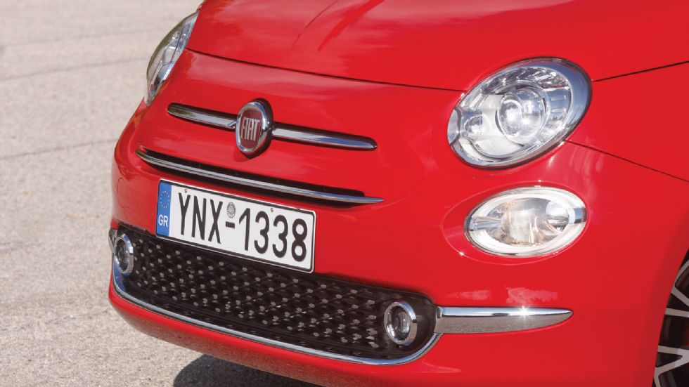 Λεπτομέρειες σχεδίασης Fiat 500 2015