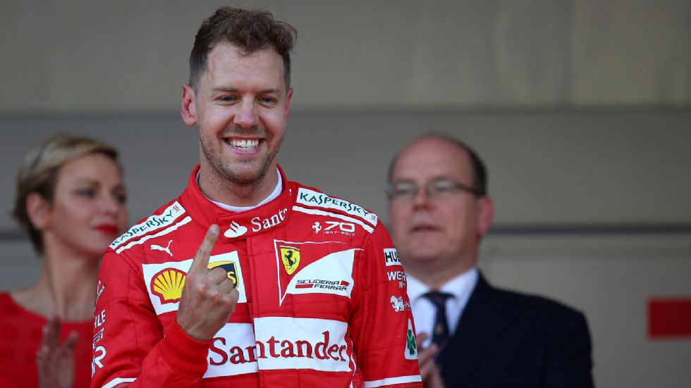 Ο Sebastian Vettel επικράτησε του team mate στη Ferrari, Kimi Raikkonen, παίρνοντας τη νίκη στο Formula 1 Grand Prix de Monaco 2017, διευρύνοντας στους 25 βαθμούς το προβάδισμά του από τον Lewis Hamil