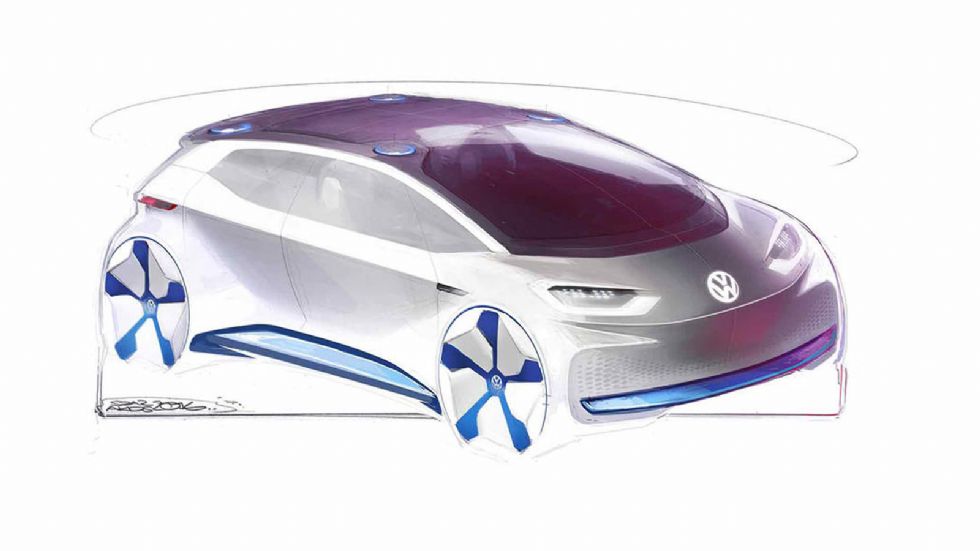 Το πλήρως ηλεκτρικό μοντέλο της VW θα στηριχθεί στη νέα αρθρωτή πλατφόρμα MEB, στην οποία θα στηθούν όλα τα ηλεκτρικά οχήματα της εταιρείας. 