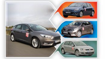 ford focus, opel astra, toyota auris, vw golf - Μάχη για την κορυφή στ ford focus, opel astra, toyota auris, vw golf - Συγκρίνουμε την diesel έκδοσή του 1,5 TDCI των 120 ίππων του ανανεωμένου Ford Focus με τα τρία πρώτα σε πωλήσεις μοντέλα της κατηγορίας. Ποιο θα είναι στην κορυφή; Συγκρίνουμε την πετρελαιοκίνητη έκδοση 1,5 TDCI των 120 ίππων του Ford Focus με τα τρία πρώτα σε πωλήσεις μοντέλα της κατηγορίας.