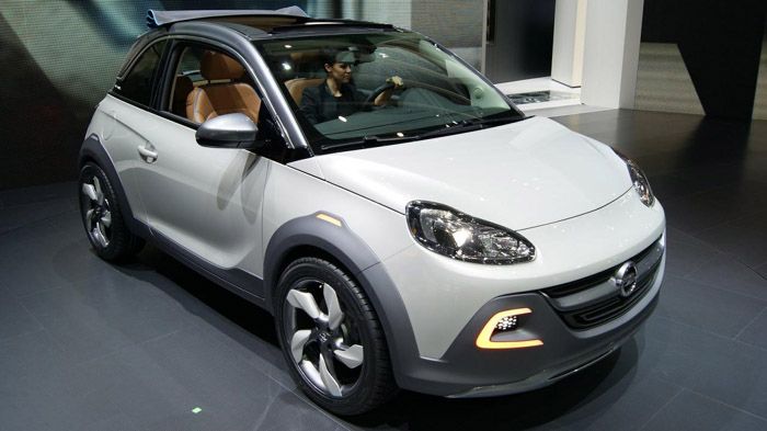Ένα πρωτότυπο αστικό mini-crossover, με την ονομασία Adam Rocks, παρουσίασε η Οpel στο Σαλόνι Αυτοκινήτου της Γενεύης.