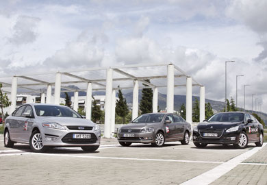 Το ανανεωμένο Ford Mondeo εναντίον του Peugeot 508 1,6 THP και του VW Passat 1,4 TSI BMT Πέρα από την ατμόσφαιρα!