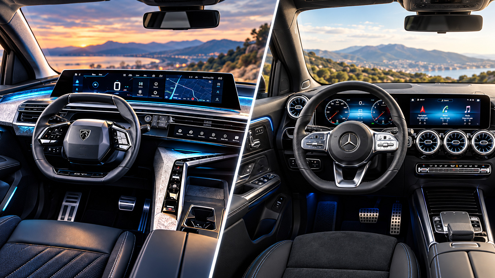 Mercedes GLA και Peugeot 3008: Με καμπίνα... στολίδι