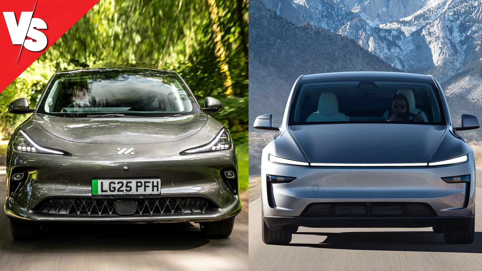MG IM6 και Tesla Model Y σύγκριση ισχύος και επιδόσεων