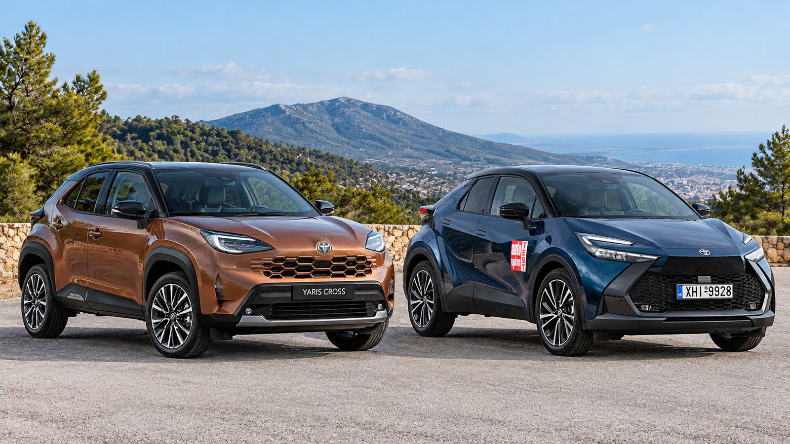 Toyota Yaris Cross Hybrid και Toyota C-HR Hybrid