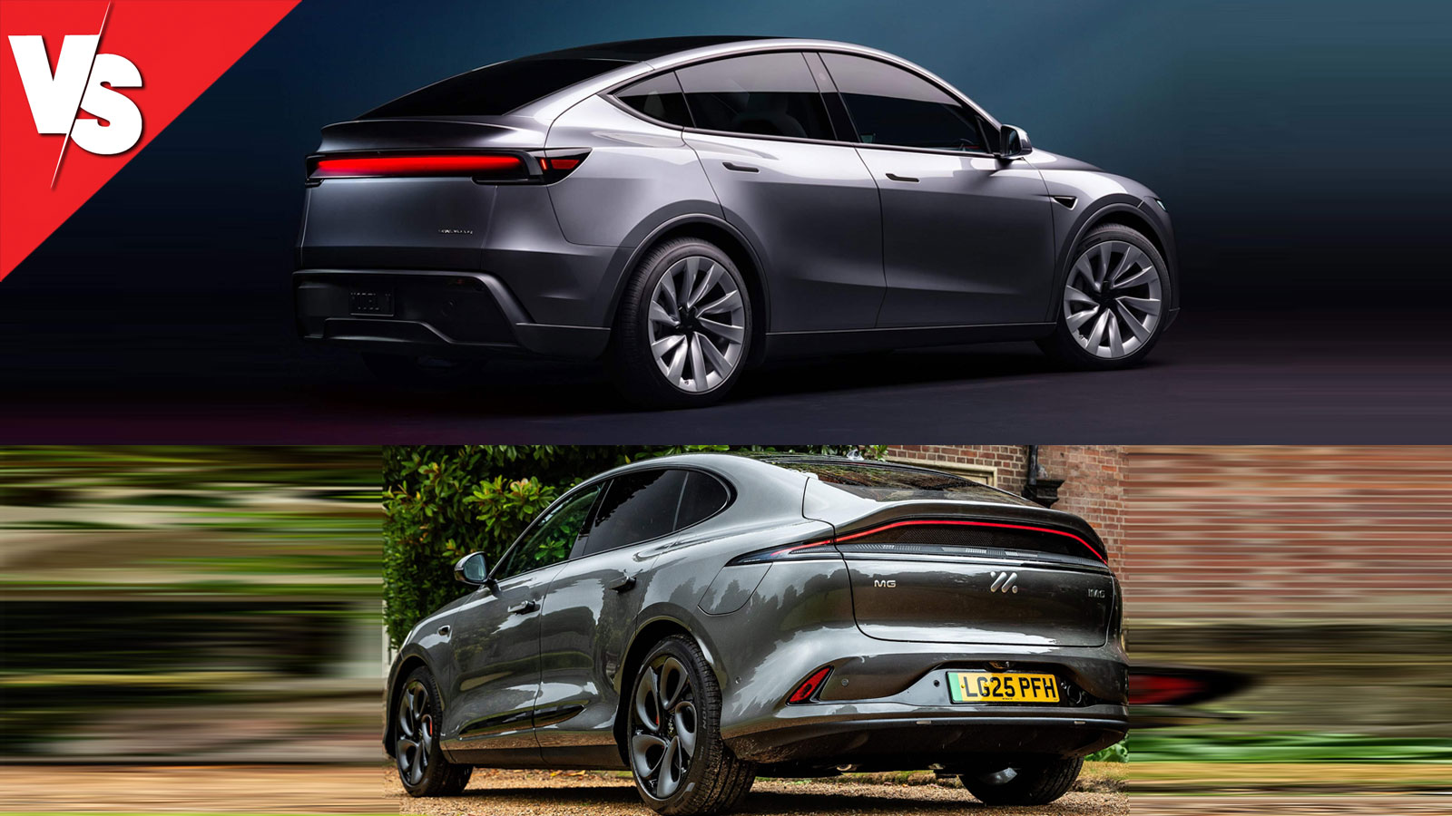 MG IM6 και Tesla Model Y σύγκριση διαστάσεων