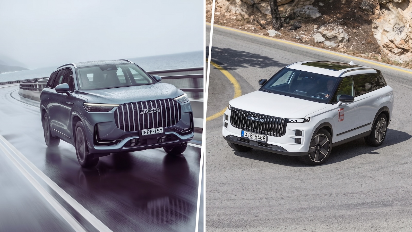 Συγκριτικό Jaecoo 7 SHS-P και Jaecoo 8 SHS-P AWD στην ελληνική αγορά