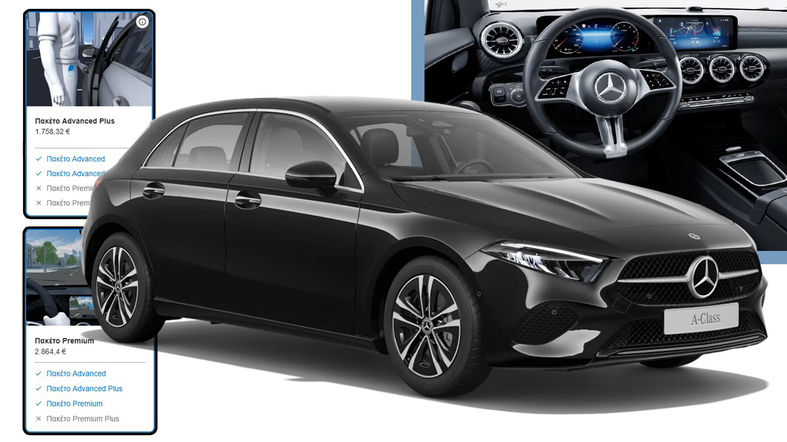 Mercedes A-Class: Premium ή Advanced Plus; Ποιο συμφέρει;