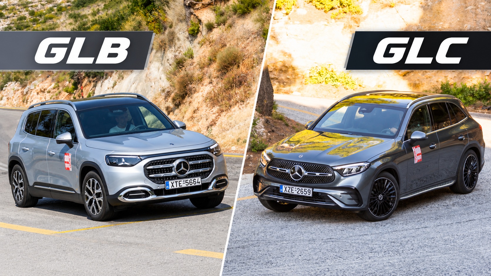 Mercedes GLB & GLC σε κίνηση